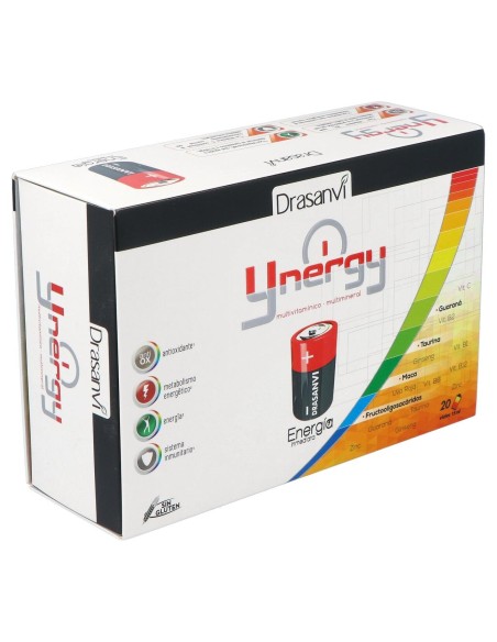 Drasanvi Ynergy Energía Inmediata 20 Ampollas 15Ml