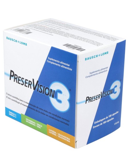 Preservisión 3, 180 Cápsulas