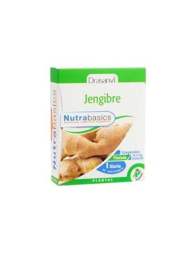 Nutrabasics Jengibre 30Caps.