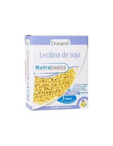 Nutrabasics Lecitina De Soja 1200Mg. 48Perlas