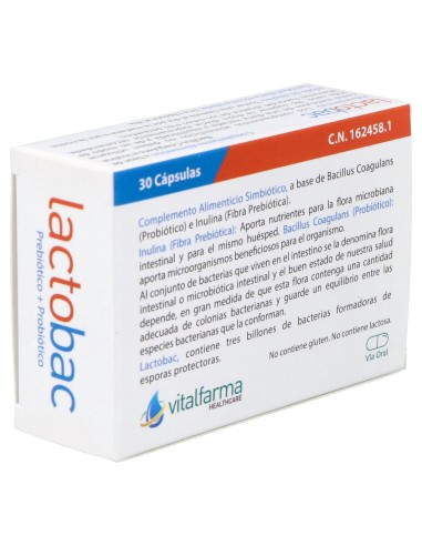 Vitalfarma Lactobac 30 Capsulas