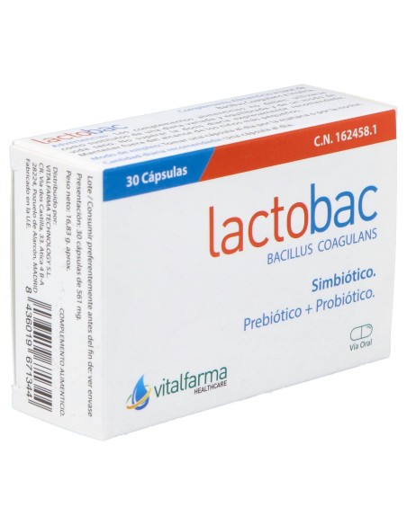 Vitalfarma Lactobac 30 Capsulas