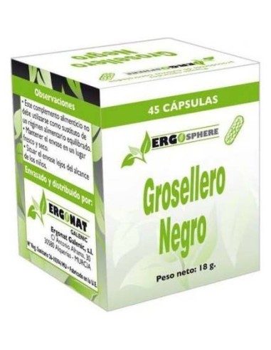 Ergonat Galenic Ergosphere Grosellero Negro 45Caps