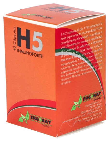 Ergonat Galenic H5 Inmunoforte 40Caps