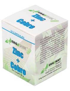 Ergonat Galenic Zinc Cobre Ergosphere 50Caps 2