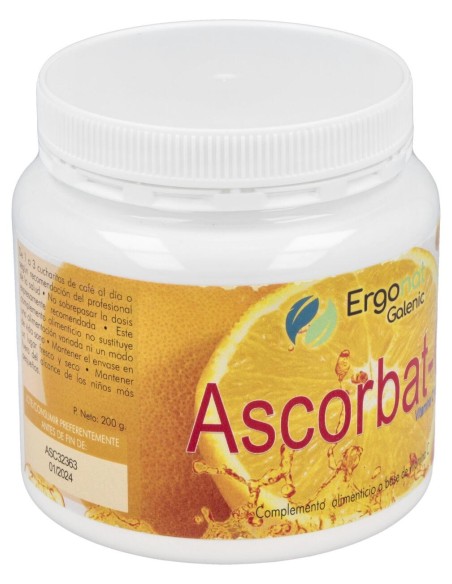 Ergonat Galenic Ascorbat C Vitamina C 200G