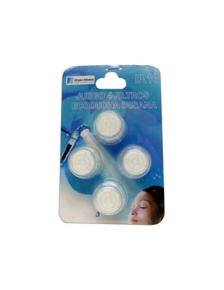 Irisana Recambio Filtro De Particulas Para Ecoducha Baby 4Uds