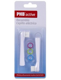 Phb Active Recambio Cepillo Eléctrico, 2 Uds
