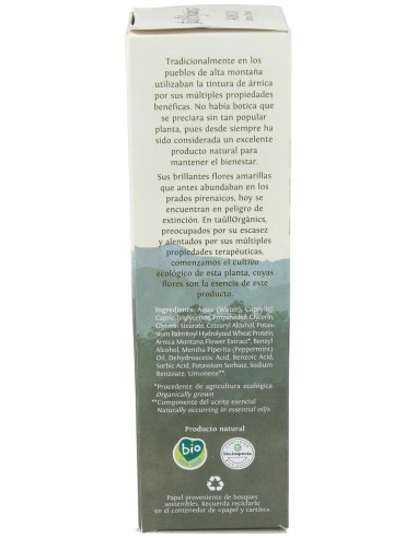 Taullorganics Arnica Ecologica Tubo 200Ml.