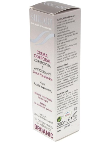 Shilart Crema Corporal Correctora Y Antioxidante 200Ml