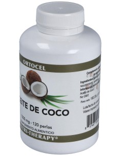 Ortocel Nutri-Therapy Aceite De Coco 1000Mg 120Perlas 2