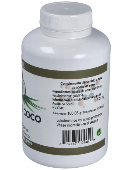 Ortocel Nutri-Therapy Aceite De Coco 1000Mg 120Perlas
