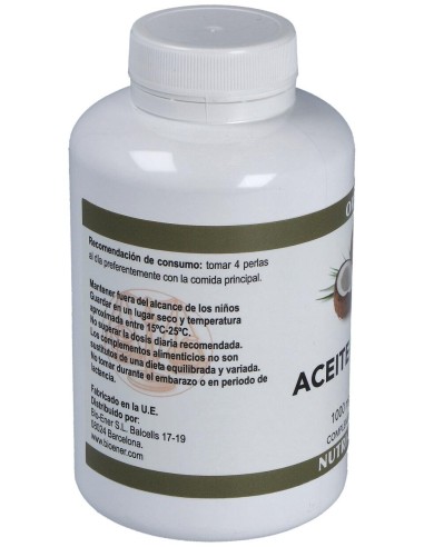 Ortocel Nutri-Therapy Aceite De Coco 1000Mg 120Perlas