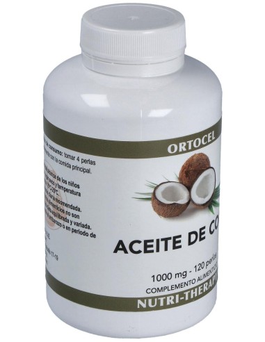 Ortocel Nutri-Therapy Aceite De Coco 1000Mg 120Perlas