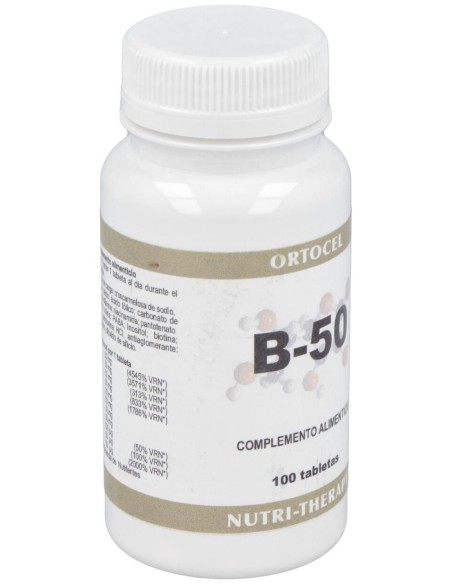 Ortocel Nutri-Therapy B-50 100Comp