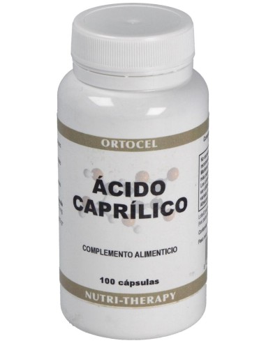 Ortocel Nutri-Therapy Ácido Caprílico 600Mg 100Caps