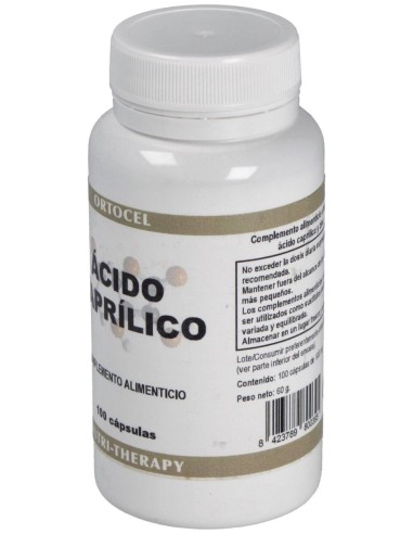 Ortocel Nutri-Therapy Ácido Caprílico 600Mg 100Caps