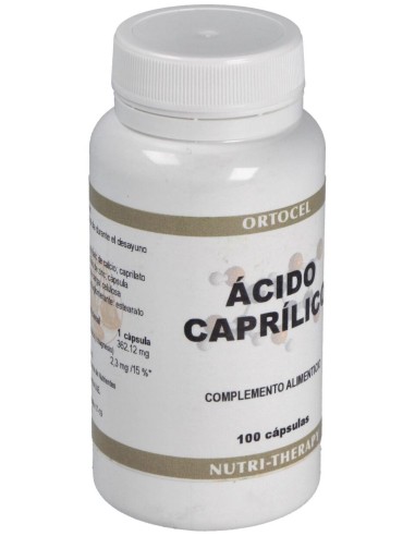 Ortocel Nutri-Therapy Ácido Caprílico 600Mg 100Caps