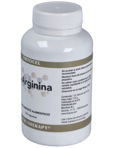 Ortocel L-Arginina 500Mg 120Caps
