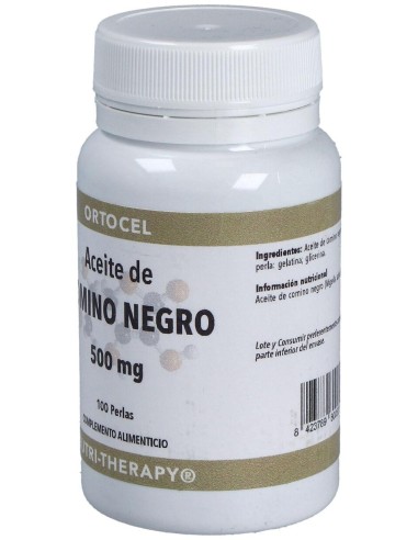 Ortocel Aceite De Comino Negro 500Mg 100 Perlas