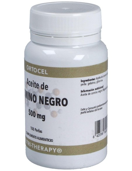 Ortocel Aceite De Comino Negro 500Mg 100 Perlas