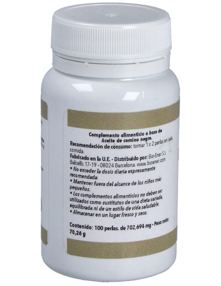 Ortocel Aceite De Comino Negro 500Mg 100 Perlas