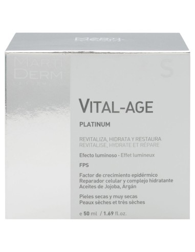 Martiderm Vital-Age Crema Piel Seca Y Muy Seca, 50 Ml