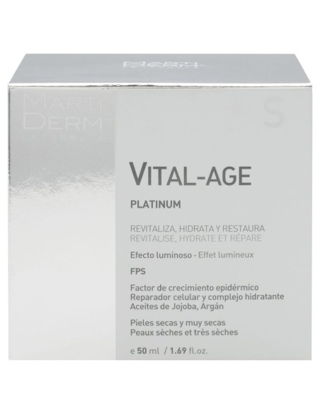 Martiderm Vital-Age Crema Piel Seca Y Muy Seca, 50 Ml