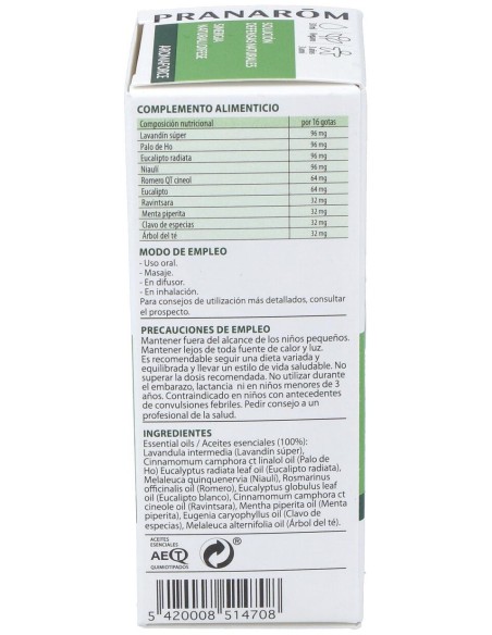 Pranarôm Aromaforce Solución Defensas Naturales Bio 30Ml