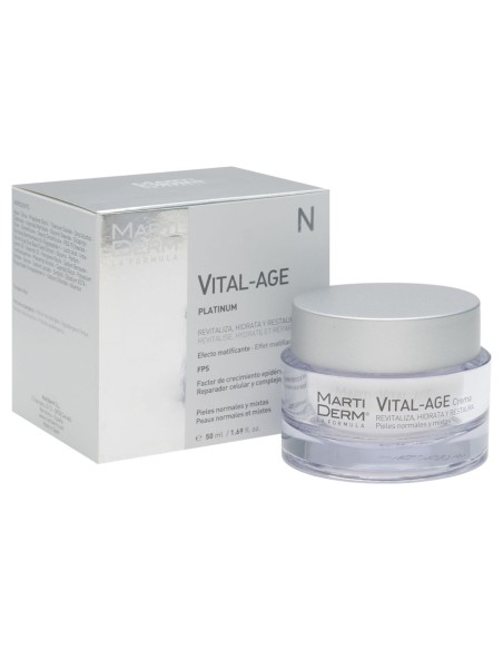 Martiderm Vital-Age Crema Para Pieles Normales Y Mixtas, 50 Ml
