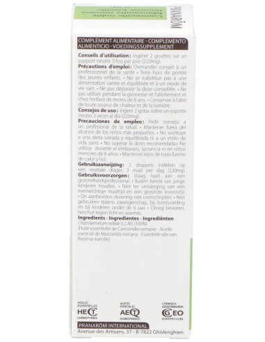 Pranarôm Aceite Esencial De Manzanilla Romana 5Ml