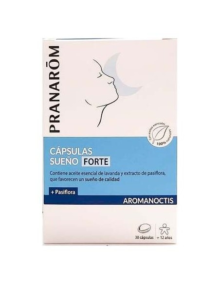 Pranarôm Aromanoctis Cápsulas Sueño Forte 30Caps