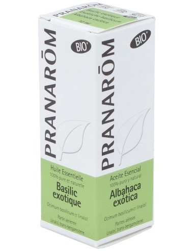 Albahaca Exotica Aceite Esencial 10Ml. Bio