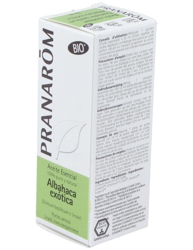 Albahaca Exotica Aceite Esencial 10Ml. Bio