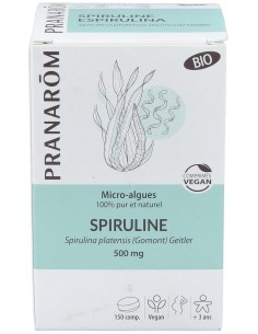 Espirulina Micro Algas 150Comp. Bio Vegan