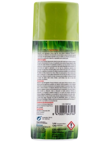 Repel Bite Xtreme Repelente De Insectos, 100 Ml