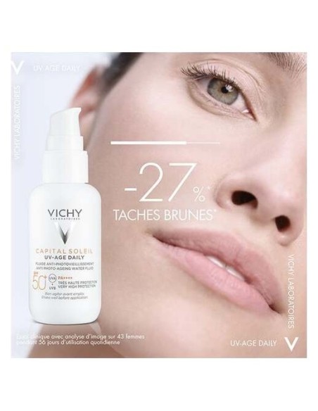 Vichy Capital Soleil Uv-Age Daily Fluido Solar Spf 50+, 40 Ml