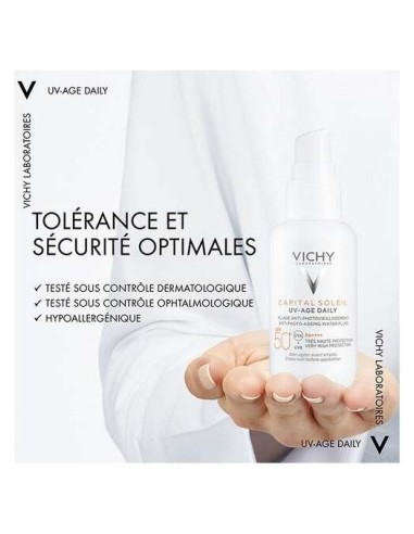 Vichy Capital Soleil Uv-Age Daily Fluido Solar Spf 50+, 40 Ml