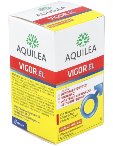 Aquilea Vigor Él, 60 Cápsulas