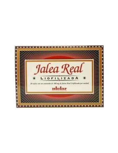 Mielar Jalea Real Liofilizada 300Mg 20 Ampollas