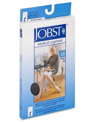 Jobst Media Corta 140 Negro Talla 6, 2 Unidades