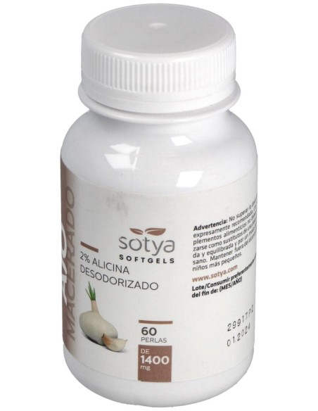 Sotya Ajo Macerado 1000Mg 60 Perlas