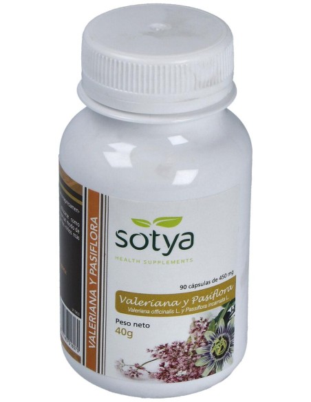 Valeriana Y Pasiflora 450Mg. 90Cap.