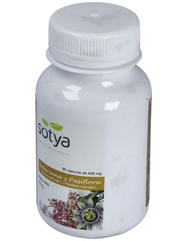 Valeriana Y Pasiflora 450Mg. 90Cap.