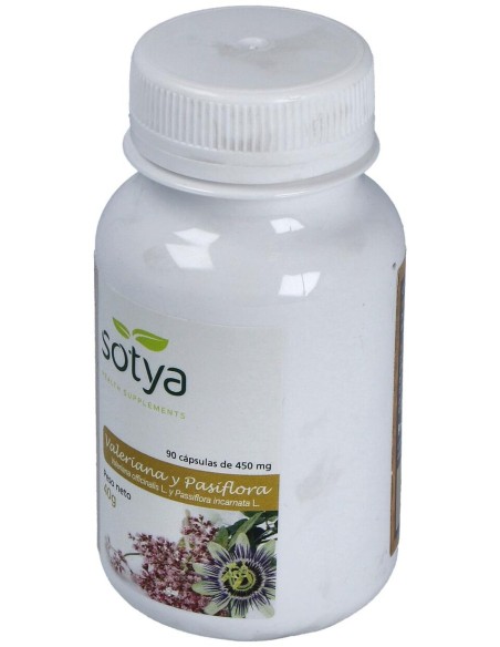Valeriana Y Pasiflora 450Mg. 90Cap.