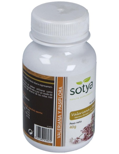 Valeriana Y Pasiflora 450Mg. 90Cap.