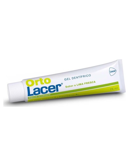Lacer Ortolacer Ortodoncia Gel Dentífrico Lima Fresca 75Ml