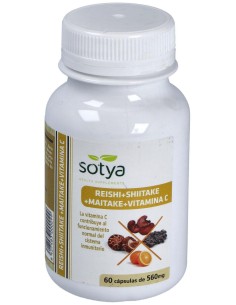 Sotya Reishi Maitake Y Shiitake 60Cáps