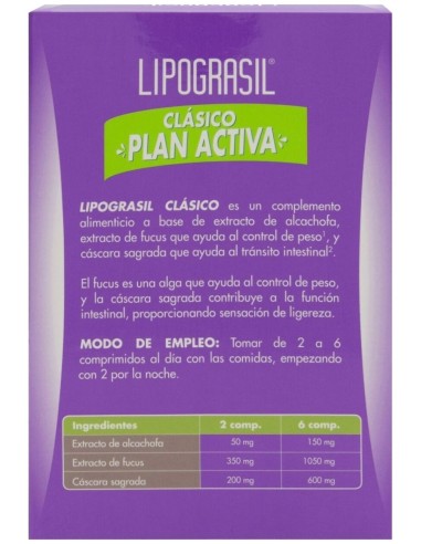 Lipograsil Doble Efecto Clasico 50 Comp
