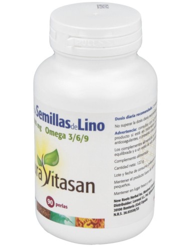 Sura Vitasan Aceite De Semillas De Lino 90 Perlas